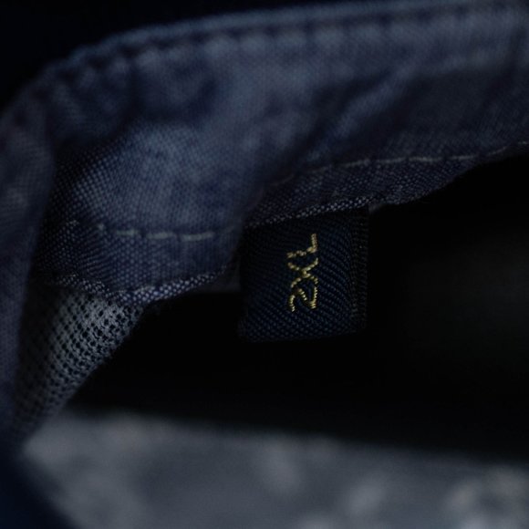 PAUL & SHARK Yachting Cotton Polo Shirt Blue with Floral Design, 2XL, Big & Tall - Picture 6 of 8